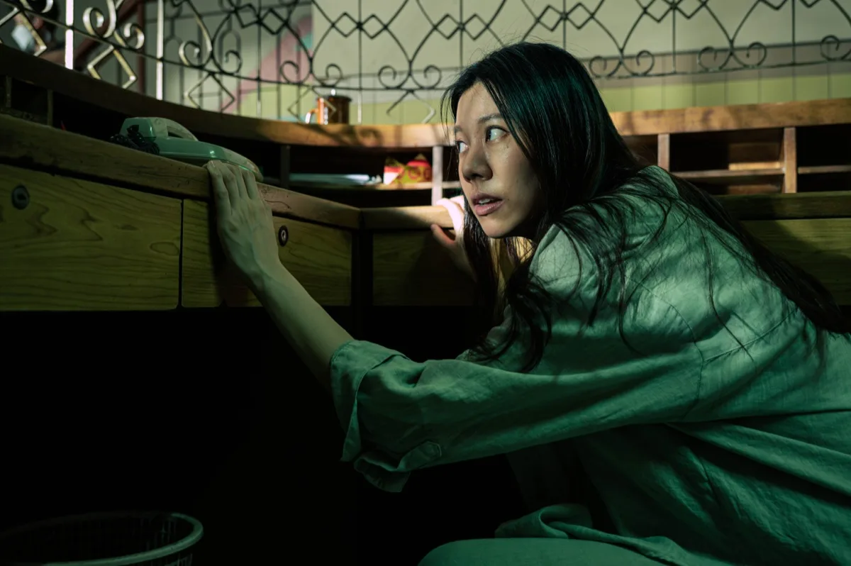 Trapped horror film still